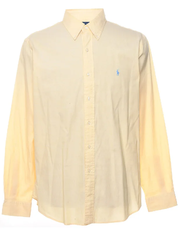 Weekend Sale: Don't Miss Out Ralph Lauren Pale Yellow Shirt - L