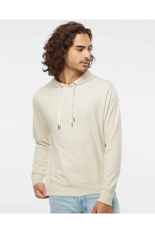 Weekend Sale: Don't Miss Out Independent Trading Co. Mens French Terry Hooded Sweatshirt Hoodie w/ Pouch Pocket - Heather Oatmeal - Closeout Weekend Sale: Don't Miss Out Independent Trading Co. Mens French Terry Hooded Sweatshirt Hoodie w/ Pouch Pocket - Heather Oatmeal - Closeout