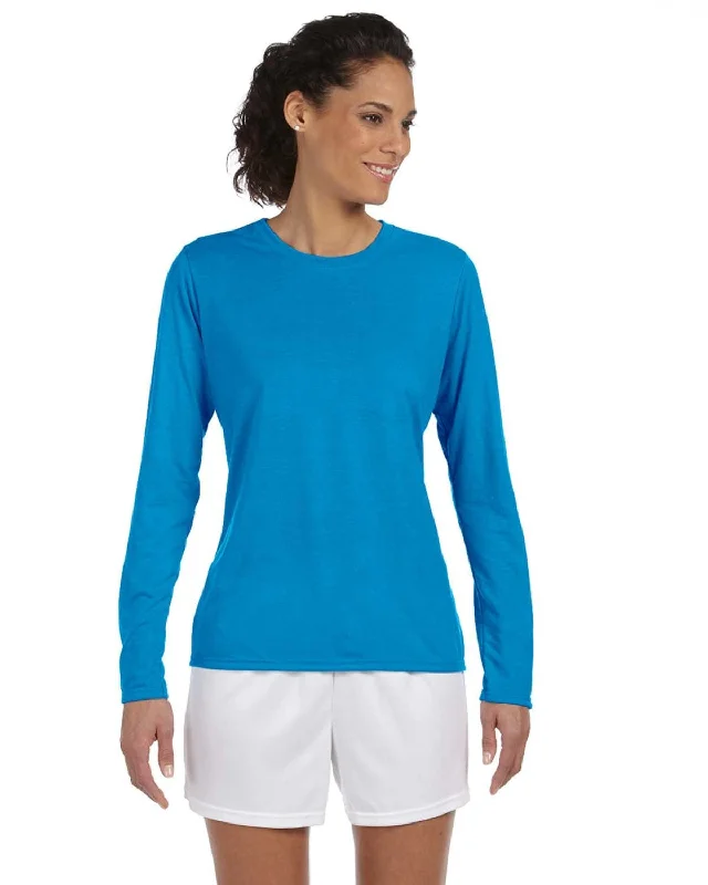 Weekend Offers That Sizzle Gildan Ladies 4.5 oz. Performance Long Sleeve T-Shirt | Sapphire Weekend Offers That Sizzle Gildan Ladies 4.5 oz. Performance Long Sleeve T-Shirt | Sapphire