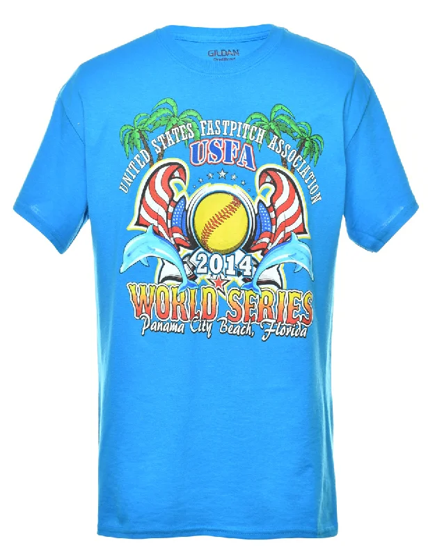 Shop Now 2000s USFA Printed T-shirt - M