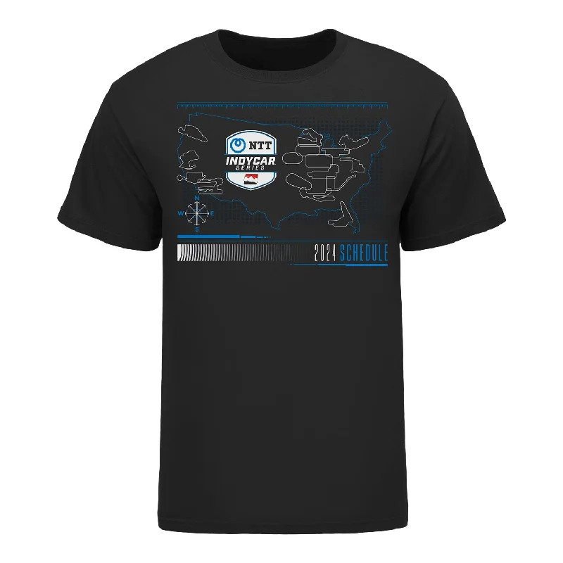 2024 NTT INDYCAR SERIES Schedule T-Shirt