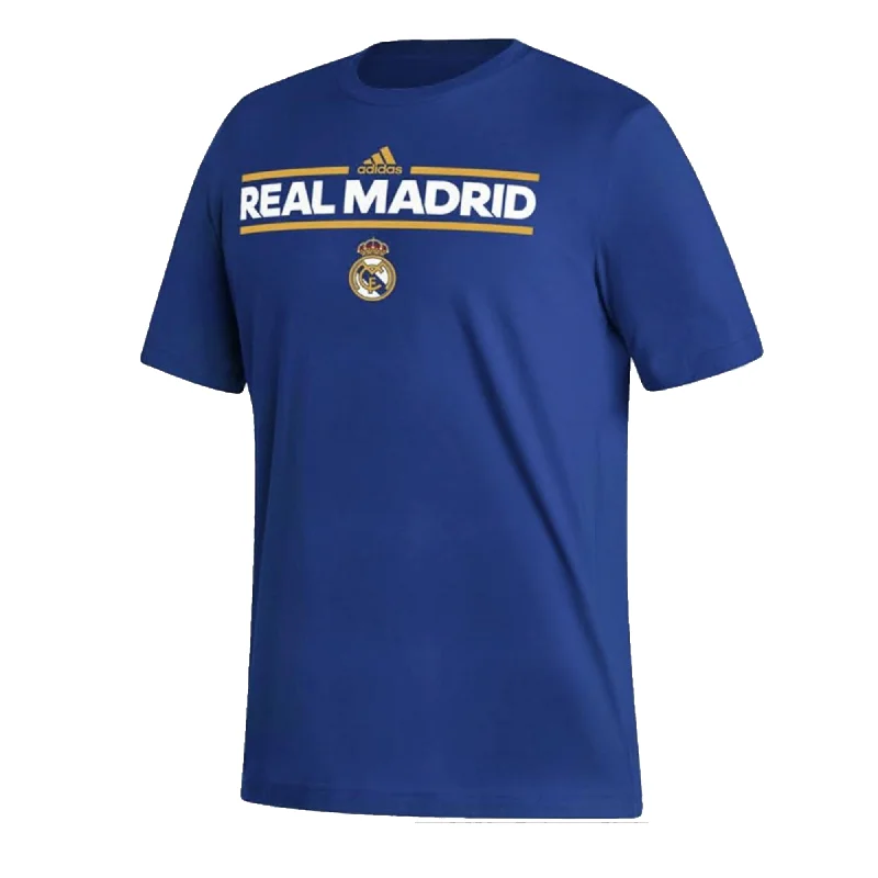 adidas Real Madrid Dassler T-Shirt (Royal/Yellow)