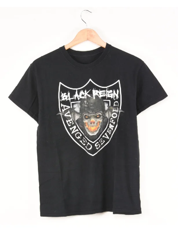 Weekend Discounts to Relish Avenged Sevenfold Old Printed T-shirt - S