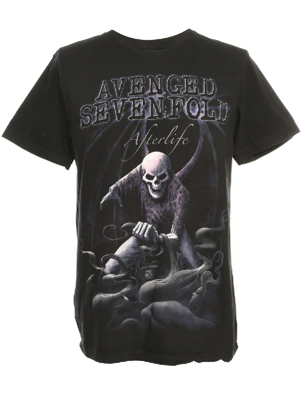 Time-Limited Offer Avenged Sevenfold Printed T-shirt - M