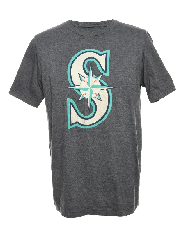 Weekend Discounts to Love Baseball Printed T-shirt - M