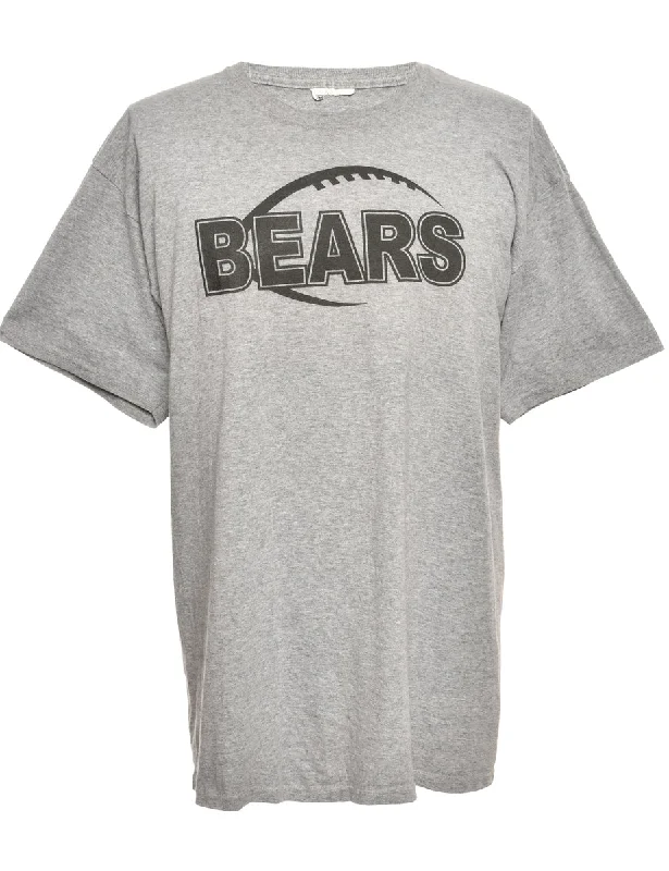 Weekend Specials to Celebrate Bears Grey Printed T-shirt - M
