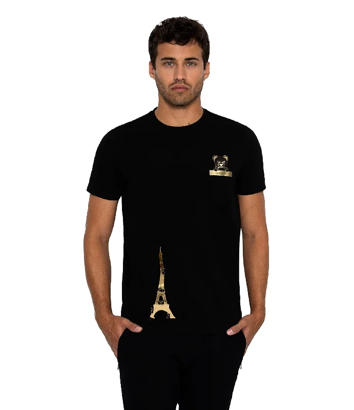 Weekend Deals That Spark Bertigo Stretch Short-Sleeve Tshirts | EIFFEL BLACK T-SHIRT Weekend Deals That Spark Bertigo Stretch Short-Sleeve Tshirts | EIFFEL BLACK T-SHIRT