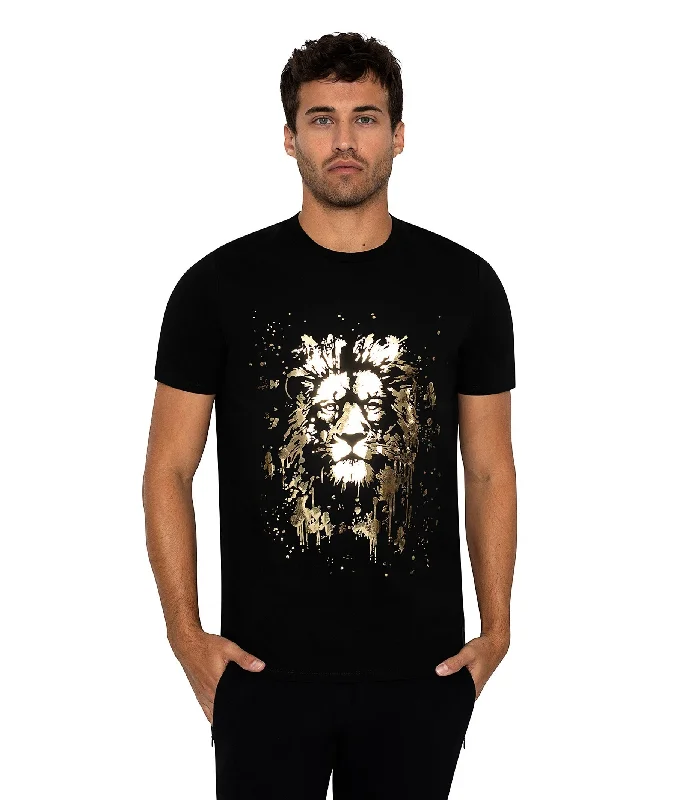 Weekend Specials to Delight Bertigo Stretch Short-Sleeve Tshirts | MAJESTIC BLACK T-SHIRT