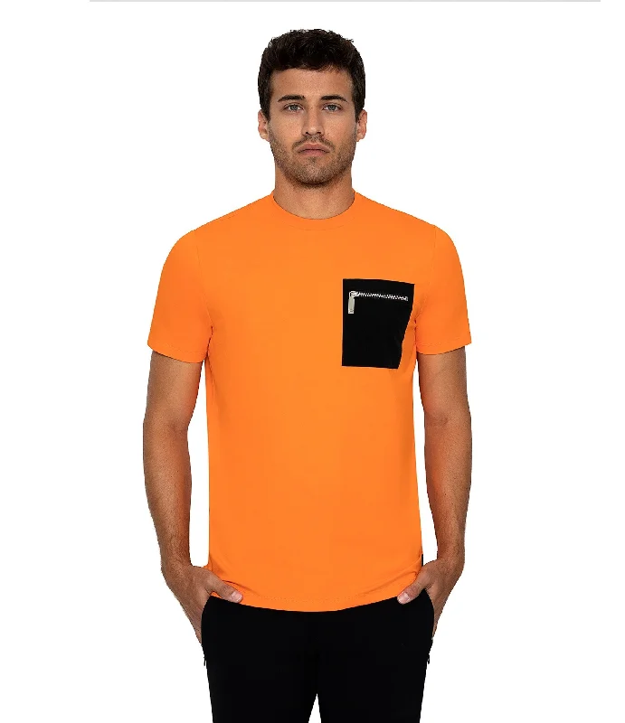 Cash Savings Bertigo Stretch Short-Sleeve Tshirts | ORSO ZP ORANGE T-SHIRT