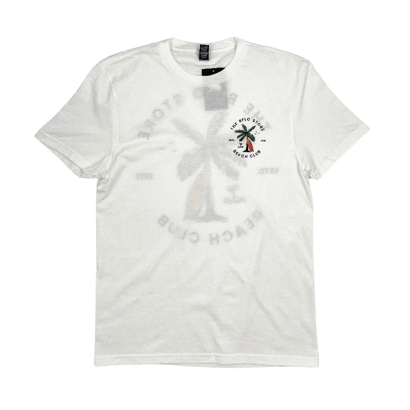 BFLO Store Beach Club White Short Sleeve Shirt