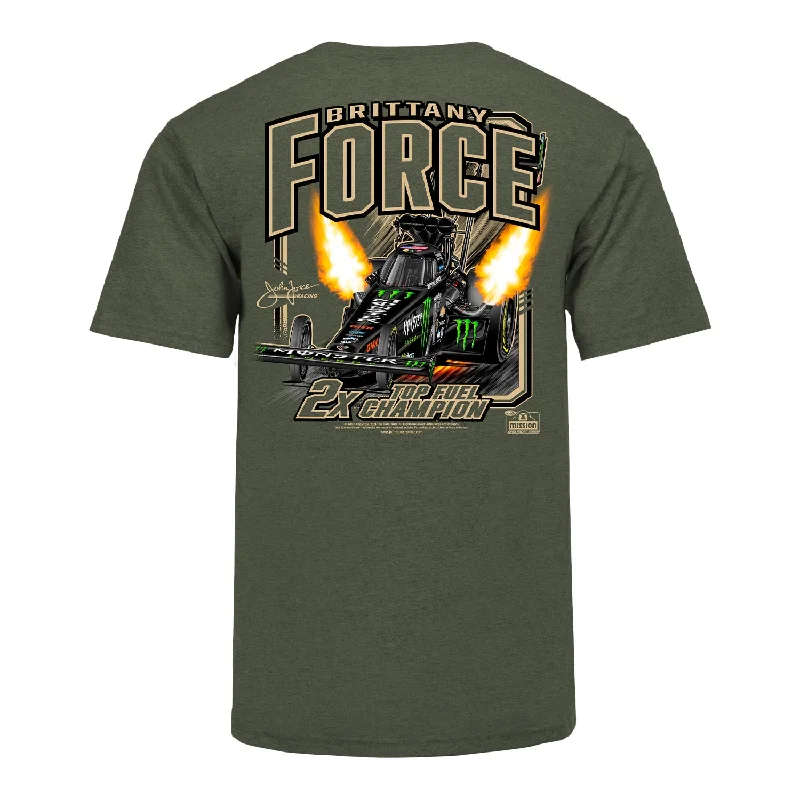 Brittany Force Miltary 2X T-Shirt