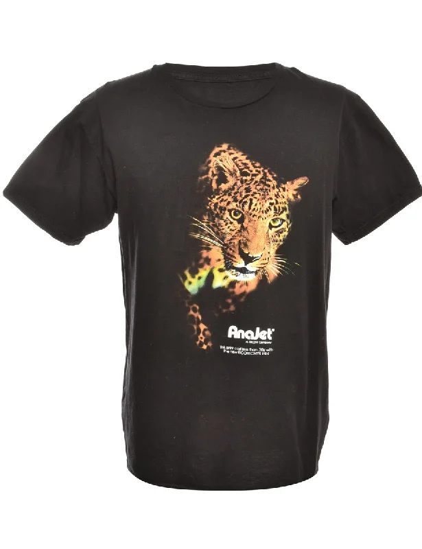 Weekend Shopping Extravaganza Black Animal T-shirt - M