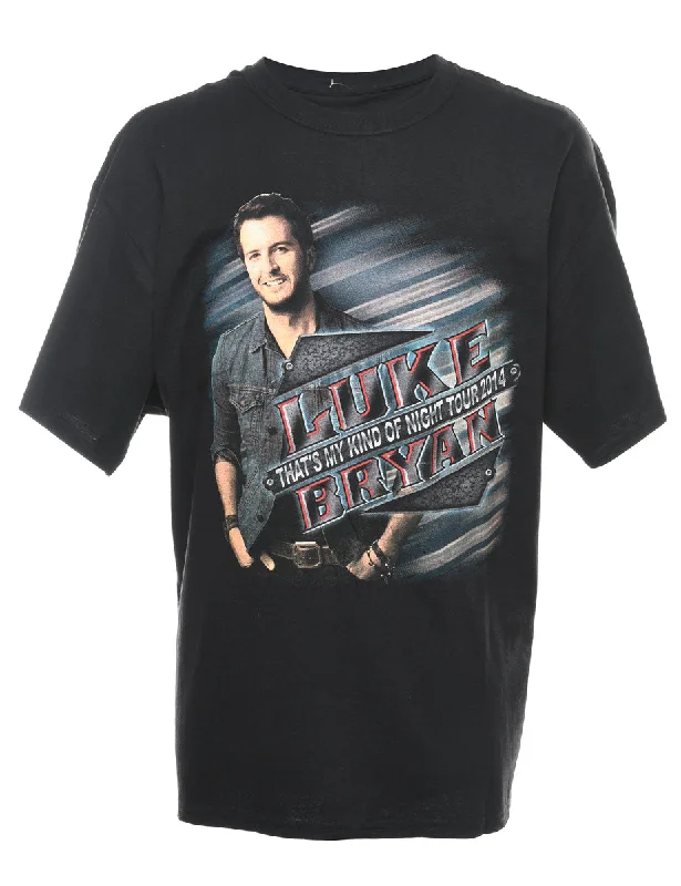 Weekend Savings Spectacular Black Luke Bryan Band T-shirt - XL