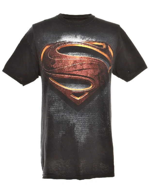 Overstock Sale Black Printed T-shirt - M