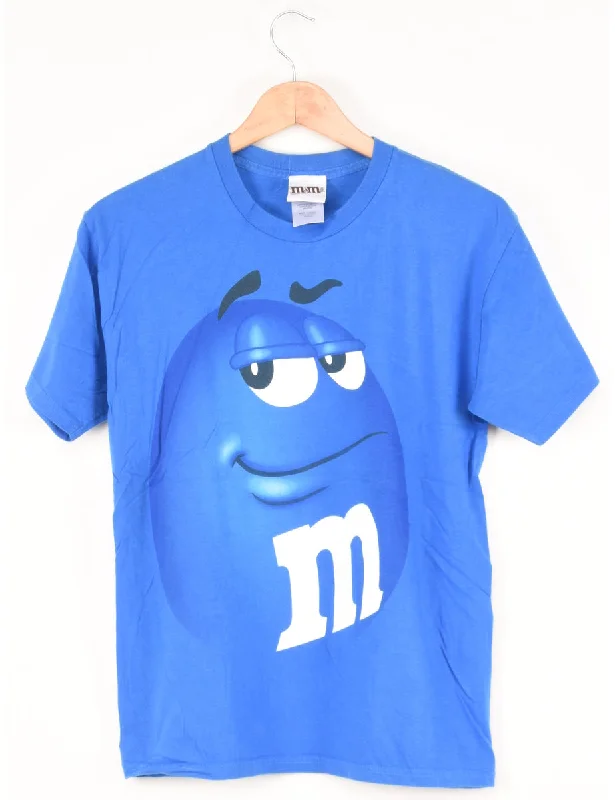 Weekend Bargains Just for You Blue M&M's Printed T-shirt - M