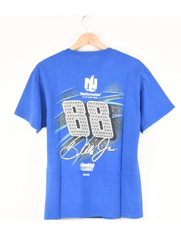 Weekend Savings Delight Blue Nascar Printed T-shirt - L