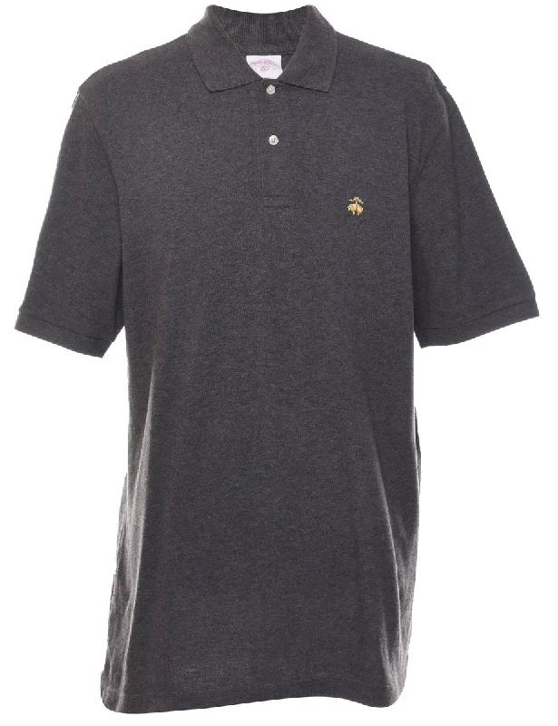 Big Deal Brooks Brothers Classic Grey Polo Shirt - L