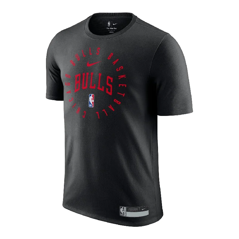 Chicago Bulls Nike Practice Circle Black T-Shirt