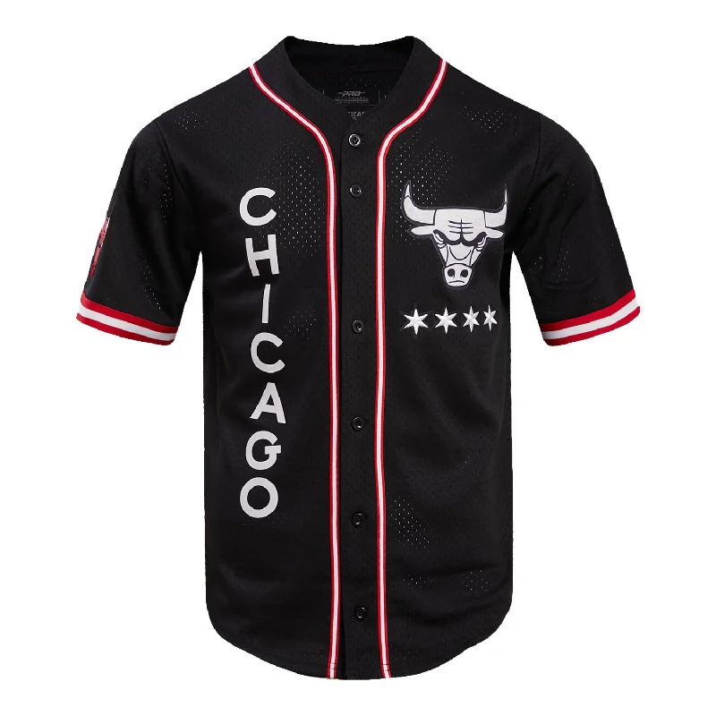 2023-24 CHICAGO BULLS CITY EDITION MESH BUTTON DOWN SHIRT