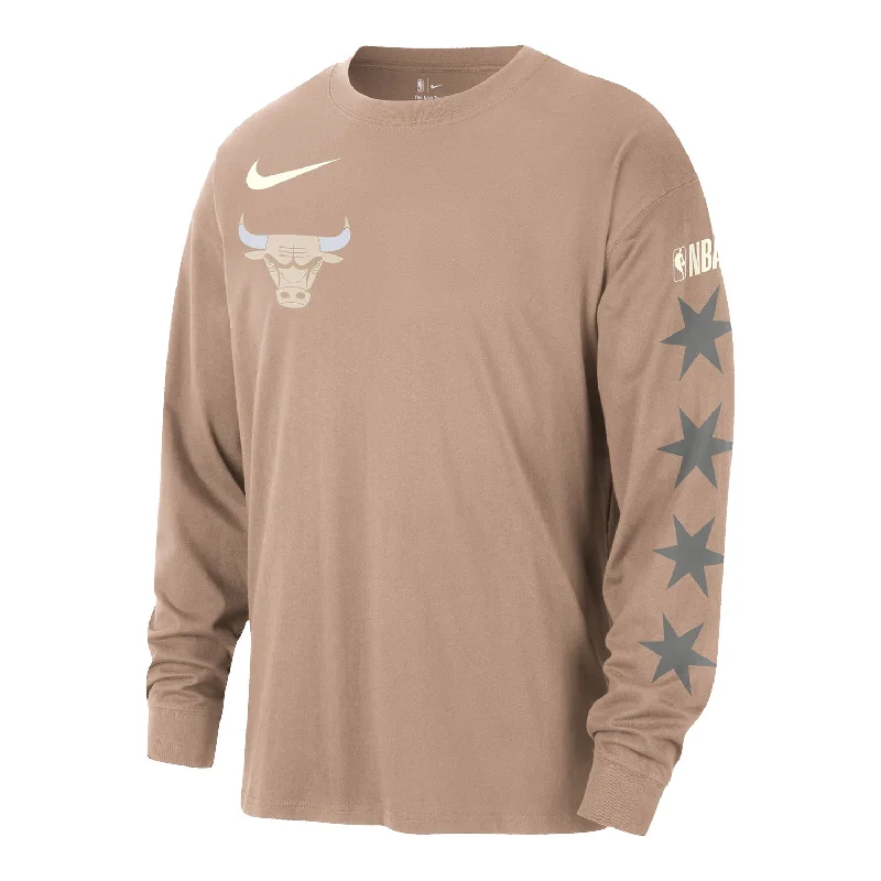 2024-25 Chicago Bulls City Edition Nike Max 90 Long Sleeve T-Shirt