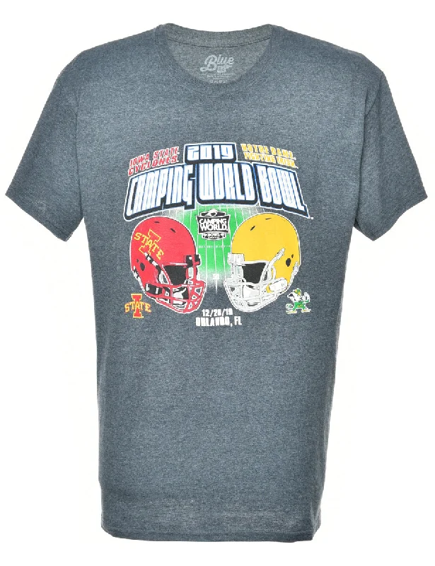 Make Your Weekend Count with Savings Camping World Bowl Printed T-shirt - L