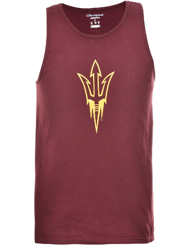 Limited Supply Champion Maroon & Yellow Vest - S