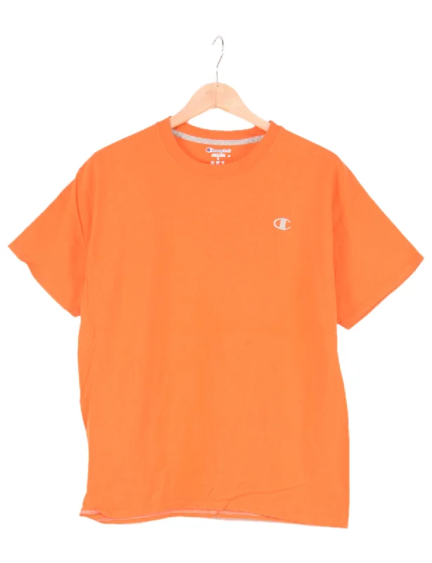 Time-Limited Offer Champion Plain Orange T-shirt - L