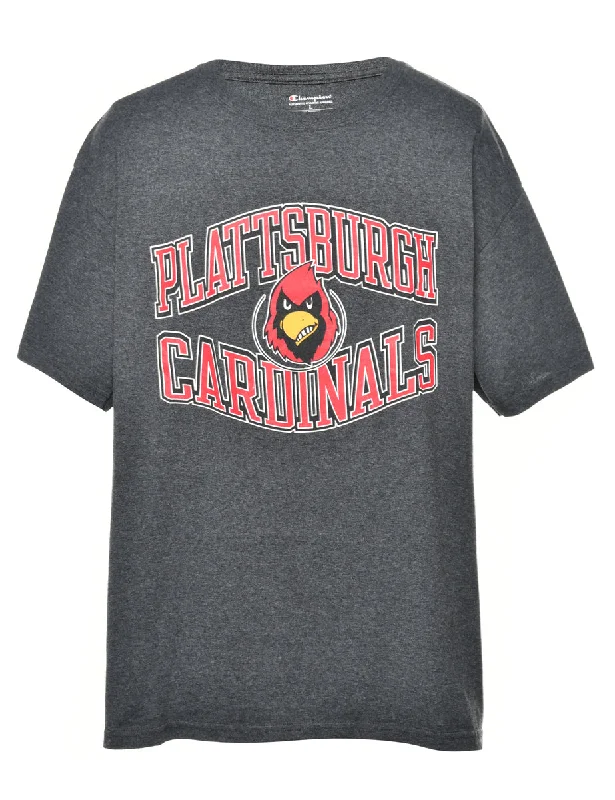 Take Action Champion Plattsburgh Cardinals Printed T-shirt - L