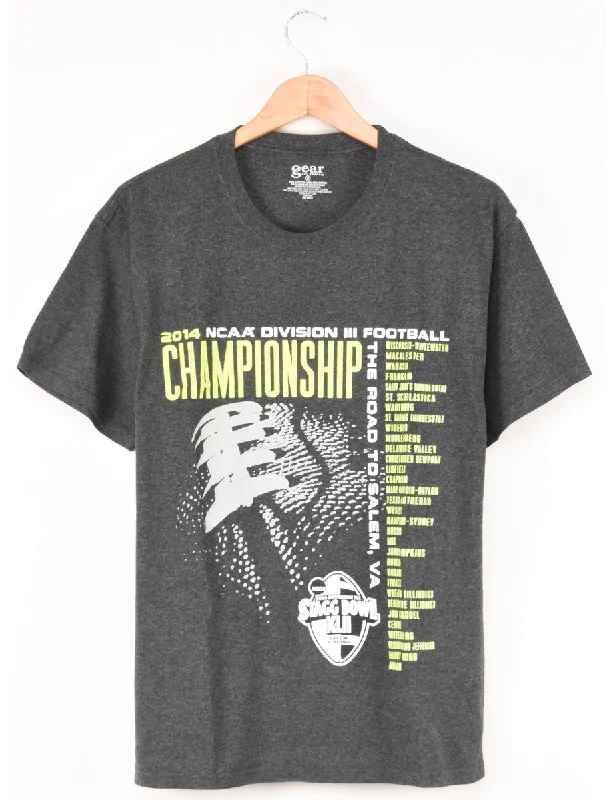 Midnight Madness Champions Football Printed T-shirt - M