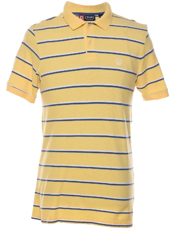 Weekend Special Chaps Striped Polo Shirt - M