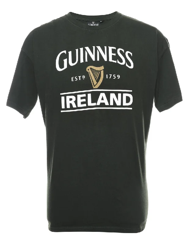 Weekend Savings Extravaganza Dark Green Guinness Printed T-shirt - XL