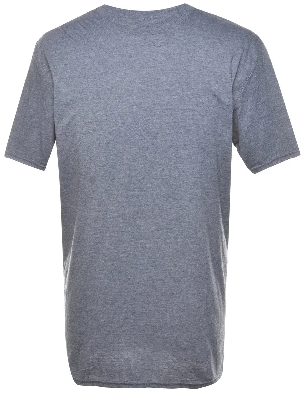 Weekend Bargains Await You Dark Grey Plain T-shirt - L