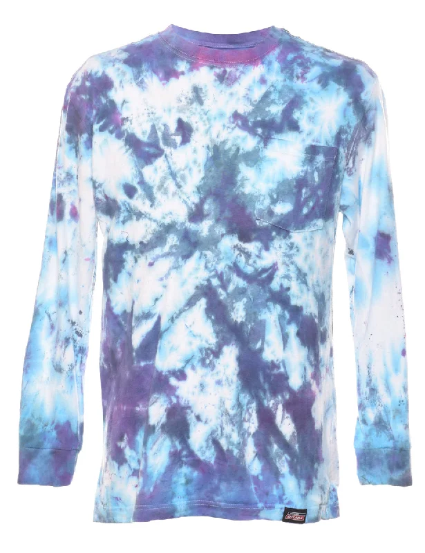 Weekend Deals to Make You Smile Dickies Tie Dye Blue & White T-shirt - M