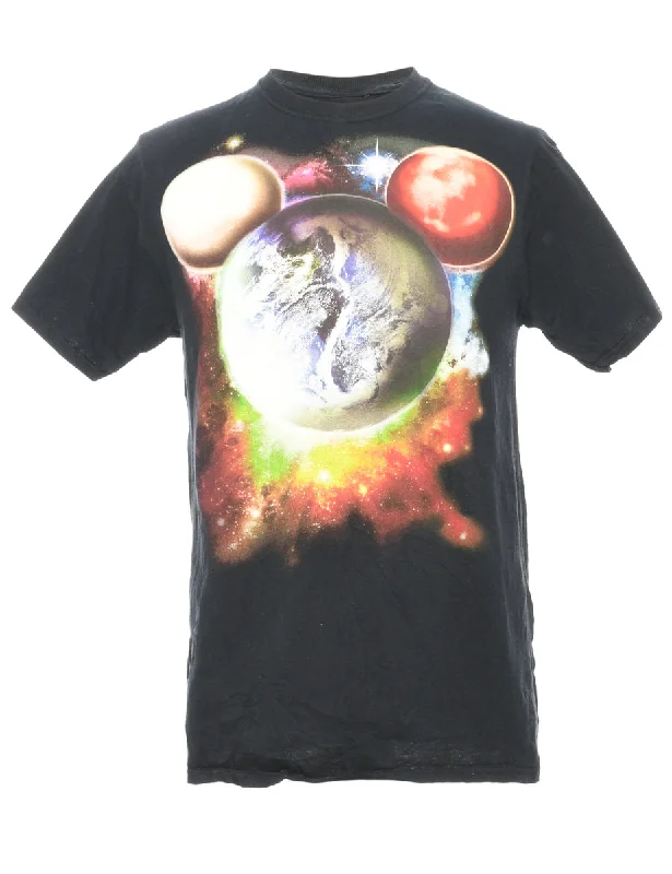 Act Fast Disney Printed T-shirt - M