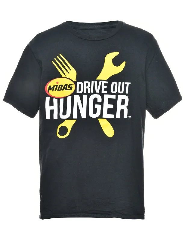 Super Sale Drive Hunger Printed T-shirt - M