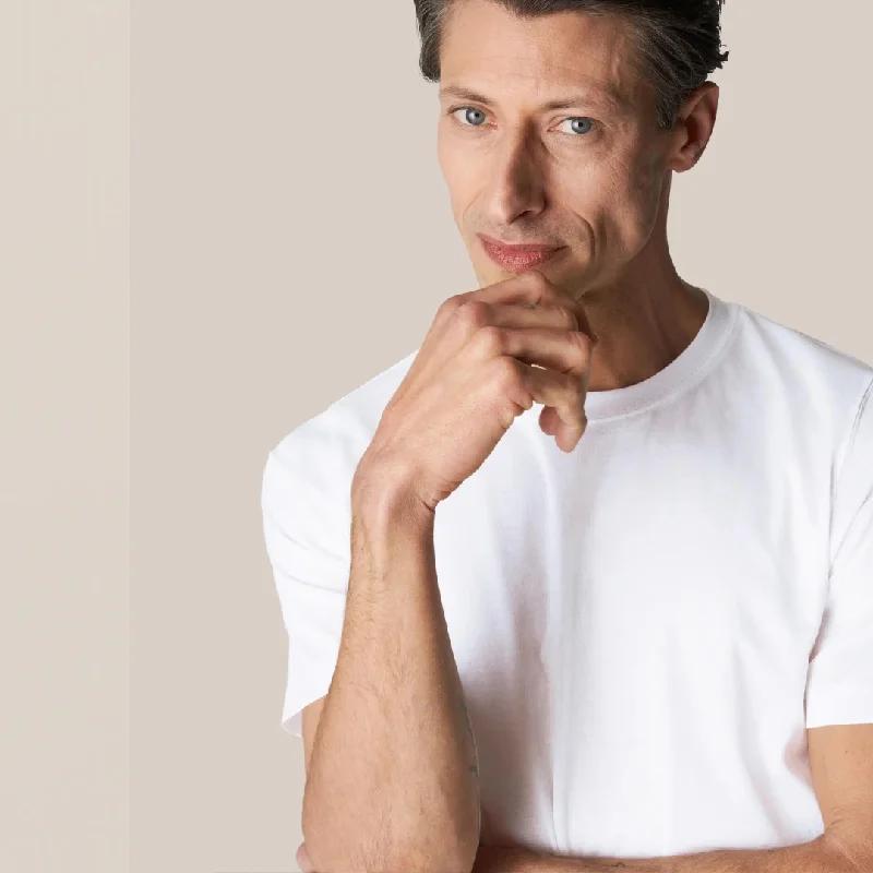 Sale Alert ETON WHITE FILO DI SCOZIA T-SHIRT