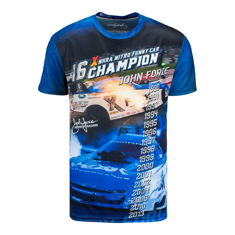 John Force Sublimated T-Shirt