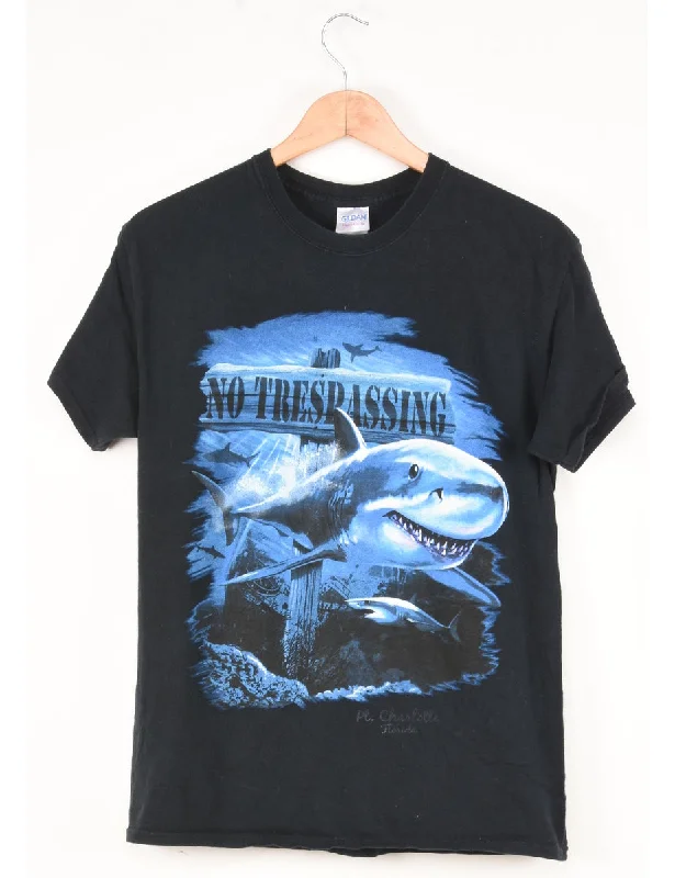 Weekend Discounts Worth Grabbing Gildan No Trespassing Animal T-shirt - M