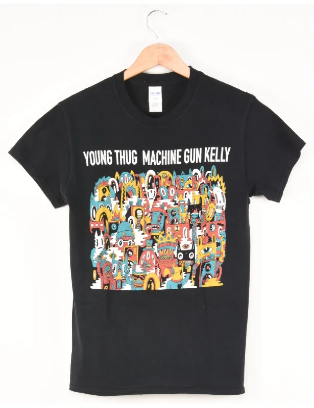 Weekend Bargains to Grab Gildan Young Thug Machine Gun Kelly Printed T-shirt - S