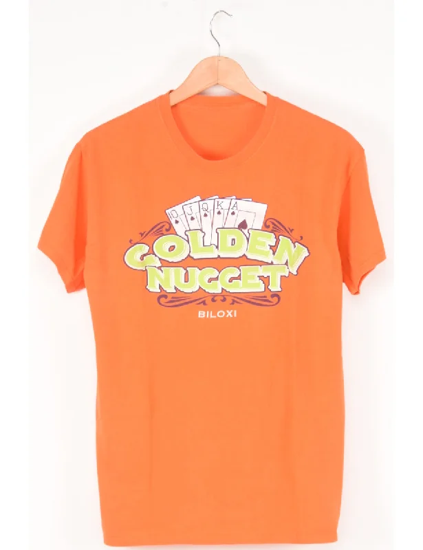 Weekend Discounts to Snag Golden Nugget Printed T-shirt - M