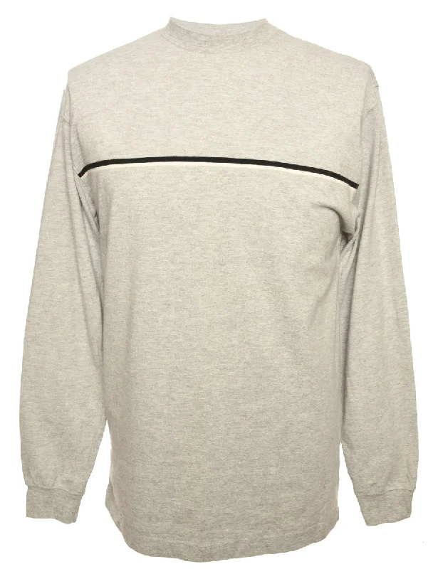 Weekend Bargains to Snag Grey Puritan Plain T-shirt - S