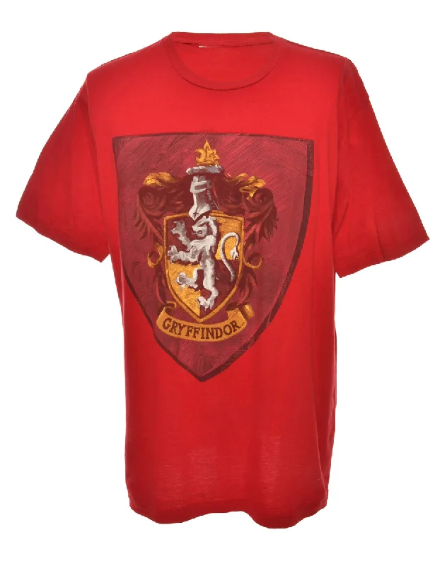Weekend Deals That Please Gryffindor Printed T-shirt - XL