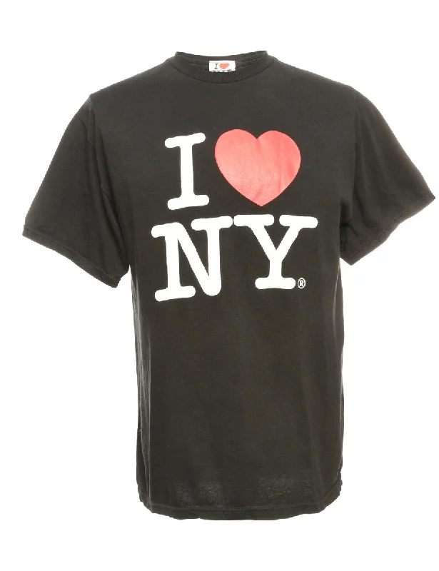 Weekend Savings Fiesta I Love New York Printed T-shirt - M