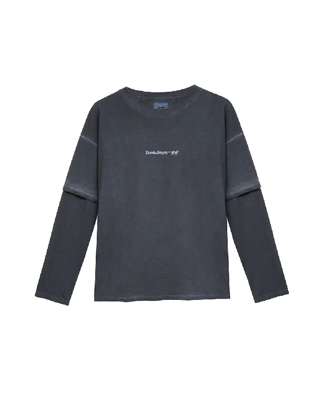 Icon Washed Black Long Sleeve