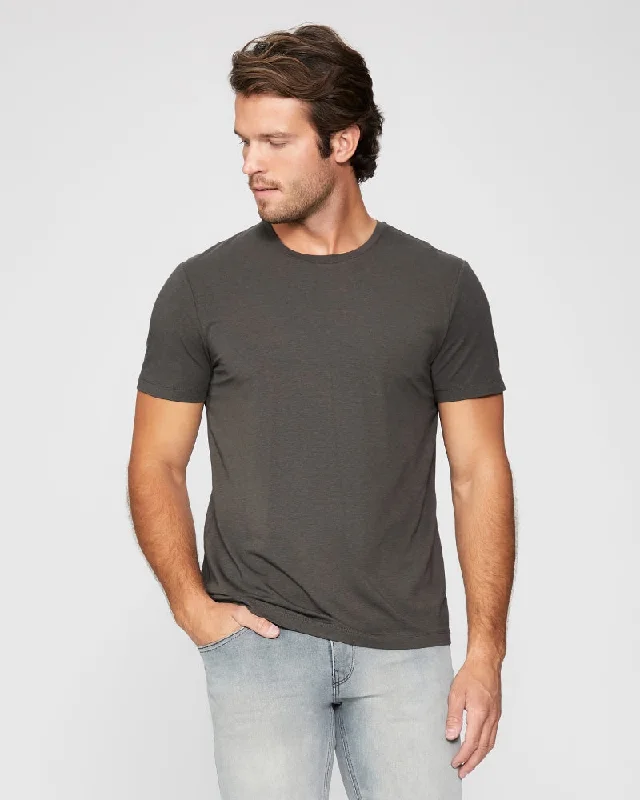 Weekend Discounts to Enjoy Cash Crew Neck T-Shirt - Iron Gate
