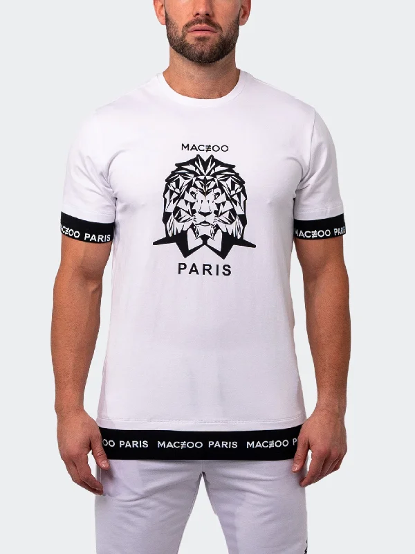 Now or Never Maceoo Short-Sleeve Athleisur | Tee Ice White