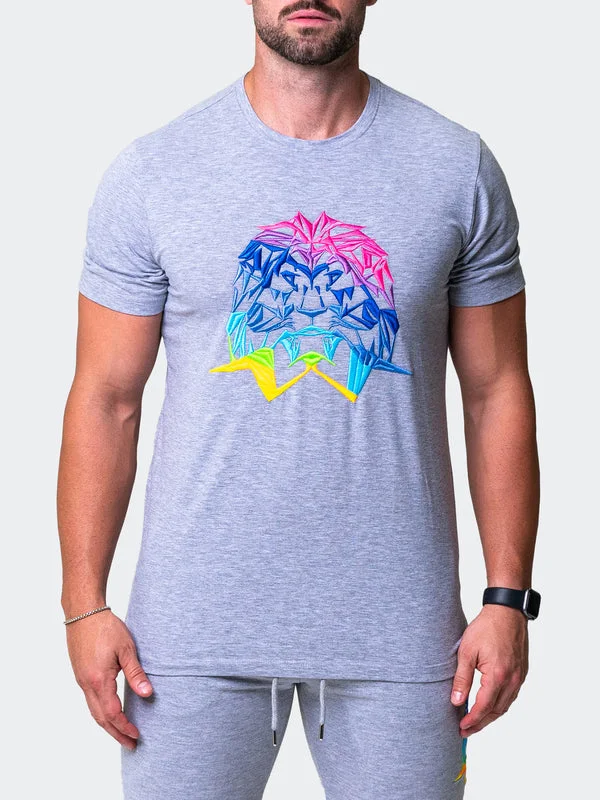 Weekend Offers That Excite Maceoo Stretch Short-Sleeve Athletic Wear | Tee Neon Grey Weekend Offers That Excite Maceoo Stretch Short-Sleeve Athletic Wear | Tee Neon Grey
