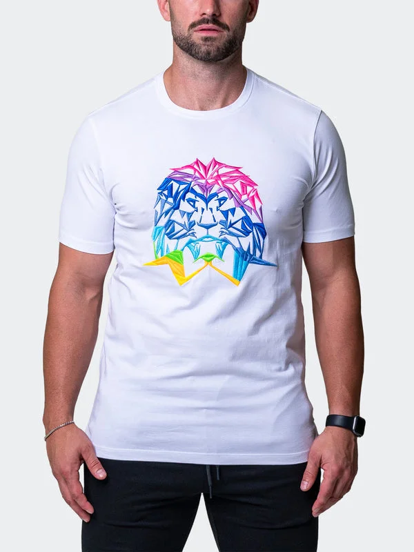Weekend Discounts Worth Grabbing Maceoo Stretch Short-Sleeve Athletic Wear | Tee Neon White Weekend Discounts Worth Grabbing Maceoo Stretch Short-Sleeve Athletic Wear | Tee Neon White