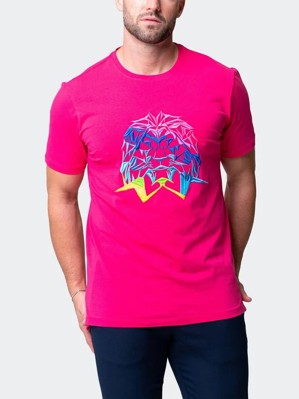 Weekend Deals That Dazzle Maceoo Stretch Short-Sleeve Athletic Wear | Tee Neon Fuchsia Weekend Deals That Dazzle Maceoo Stretch Short-Sleeve Athletic Wear | Tee Neon Fuchsia