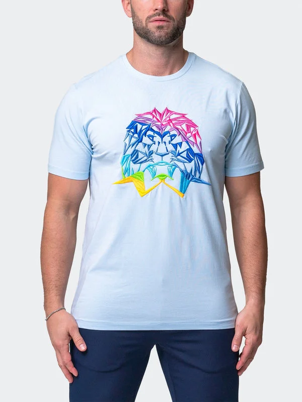Weekend Discounts You Deserve Maceoo Stretch Short-Sleeve Athletic Wear | Tee Neon Light Blue Weekend Discounts You Deserve Maceoo Stretch Short-Sleeve Athletic Wear | Tee Neon Light Blue